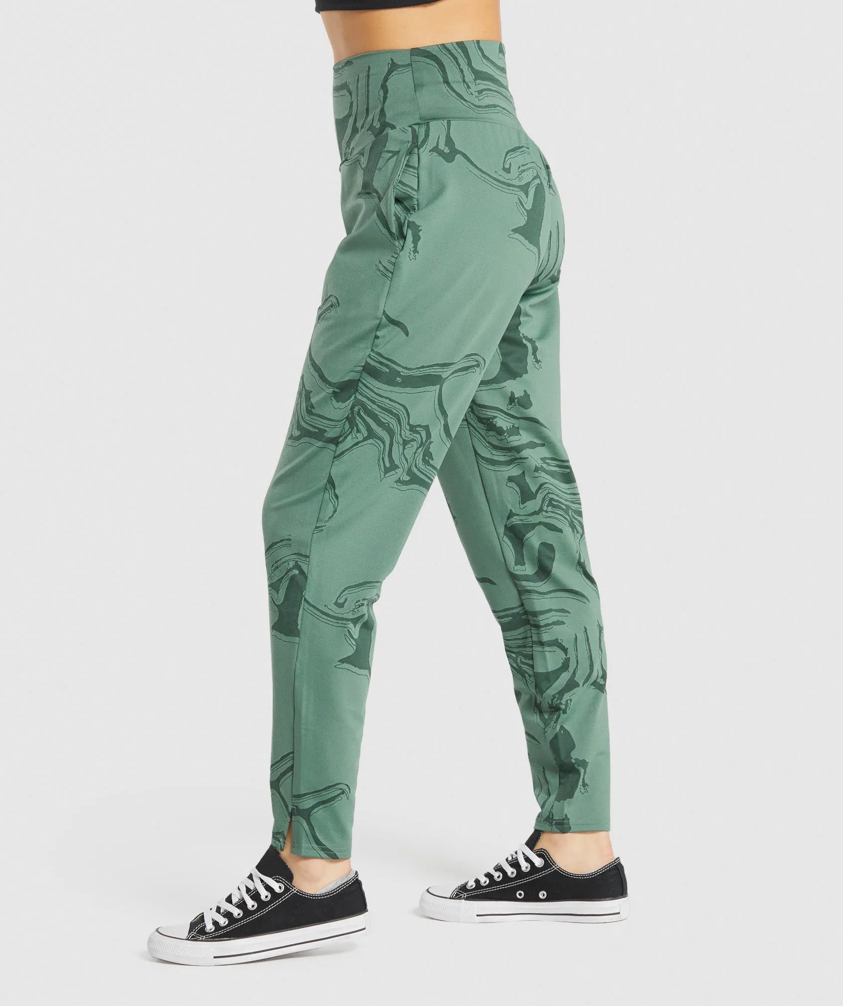 GS Power Bottoms - Green Print