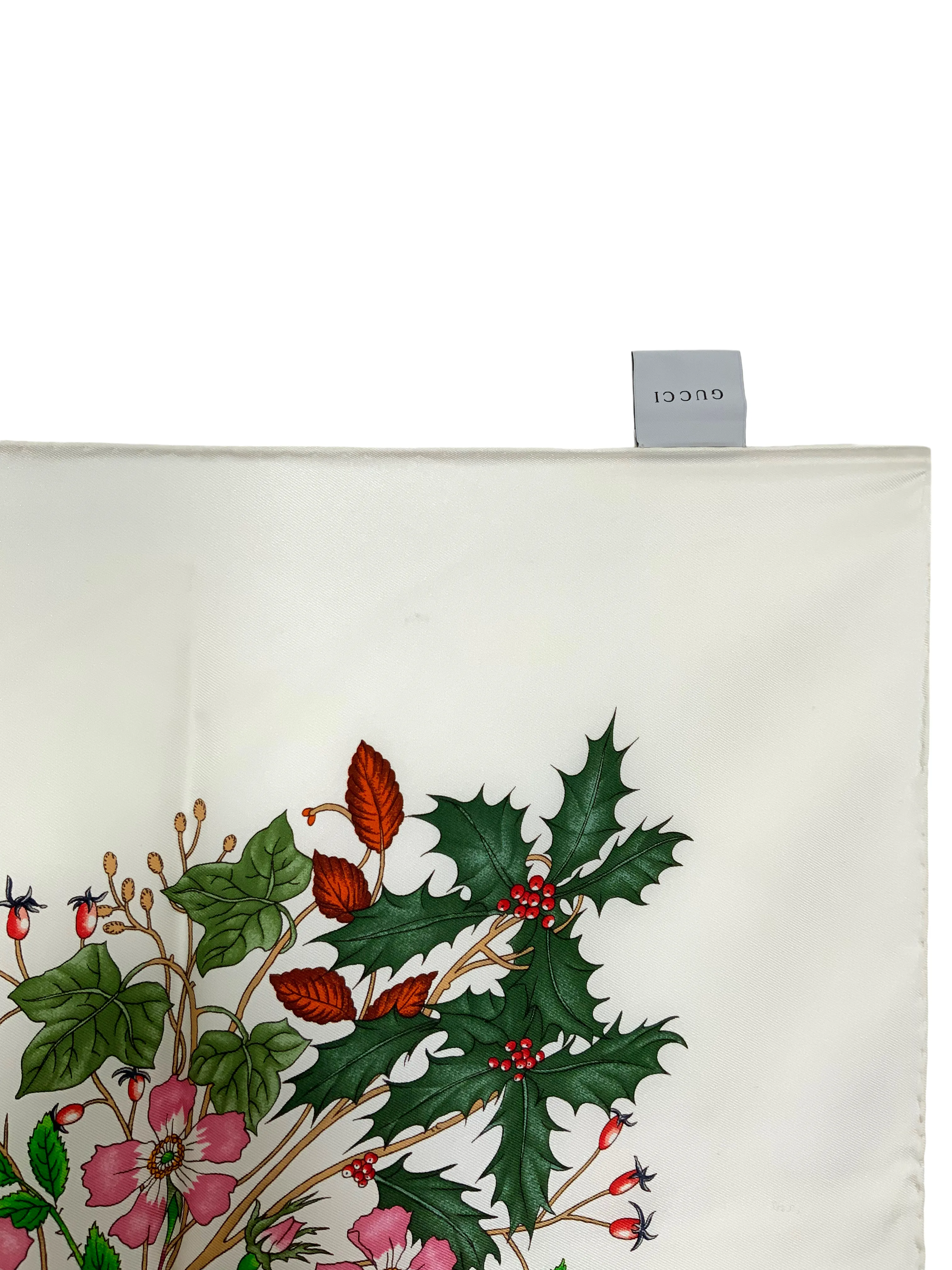 Gucci Josephine Floral Print Silk Scarf