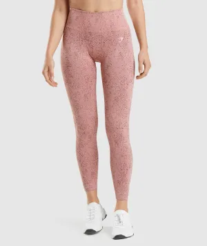 Gymshark Adapt Fleck Seamless Leggings - Mineral | Paige Pink