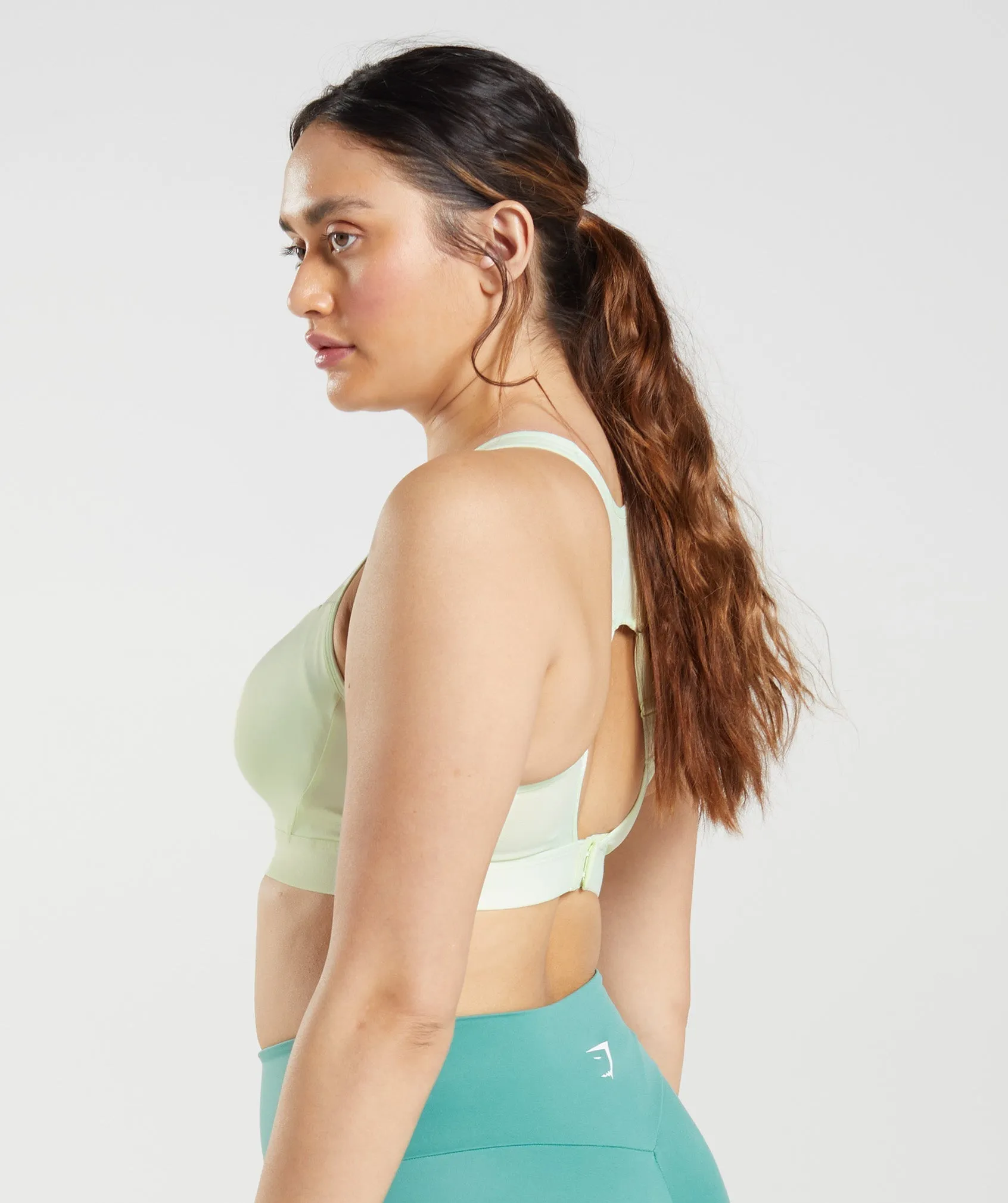 Gymshark Open Back Sports Bra - Cucumber Green