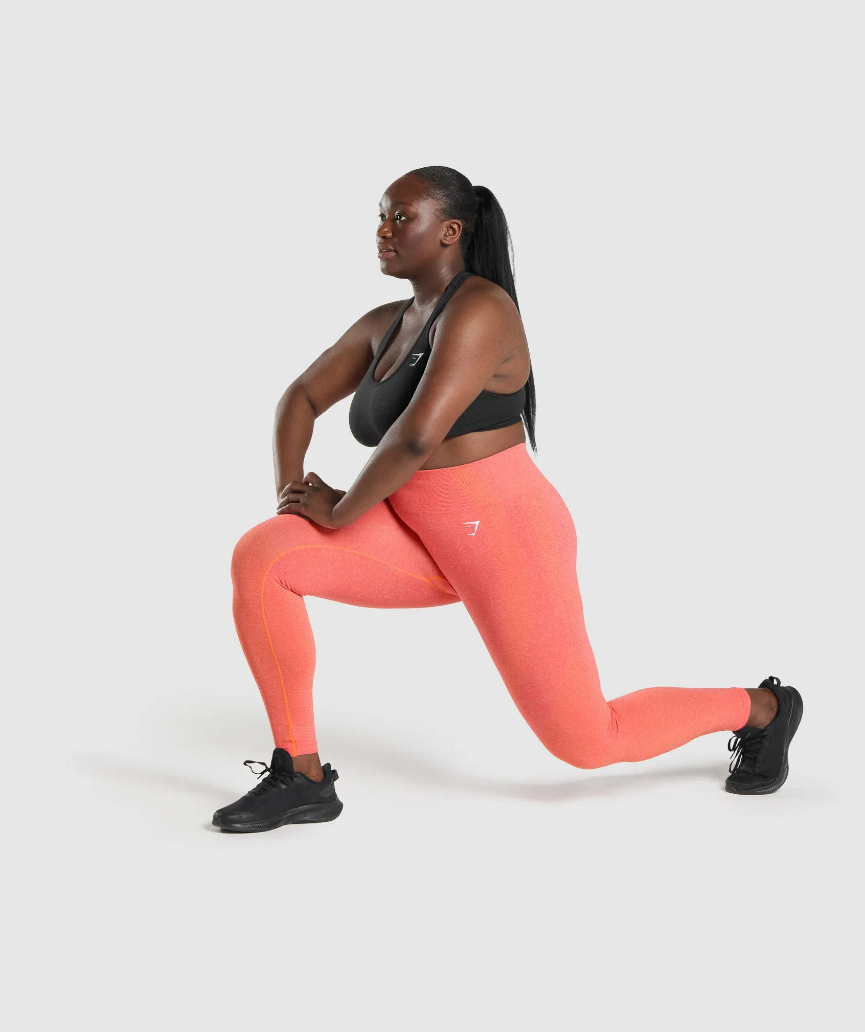 Gymshark Vital Seamless 2.0 Leggings - Orange Marl