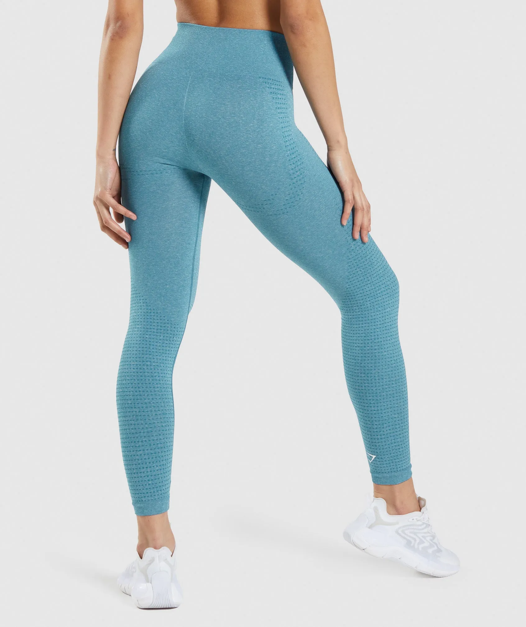 Gymshark Vital Seamless 2.0 Leggings - Tahoe Teal Marl