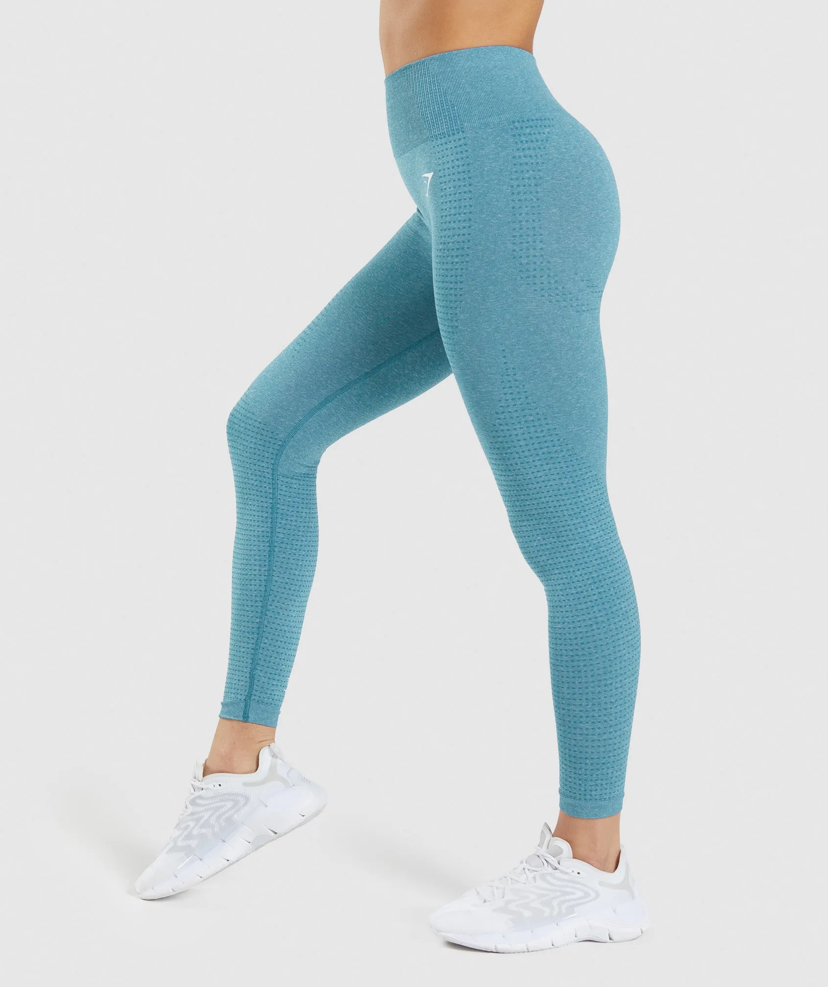 Gymshark Vital Seamless 2.0 Leggings - Tahoe Teal Marl