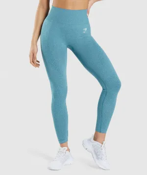 Gymshark Vital Seamless 2.0 Leggings - Tahoe Teal Marl