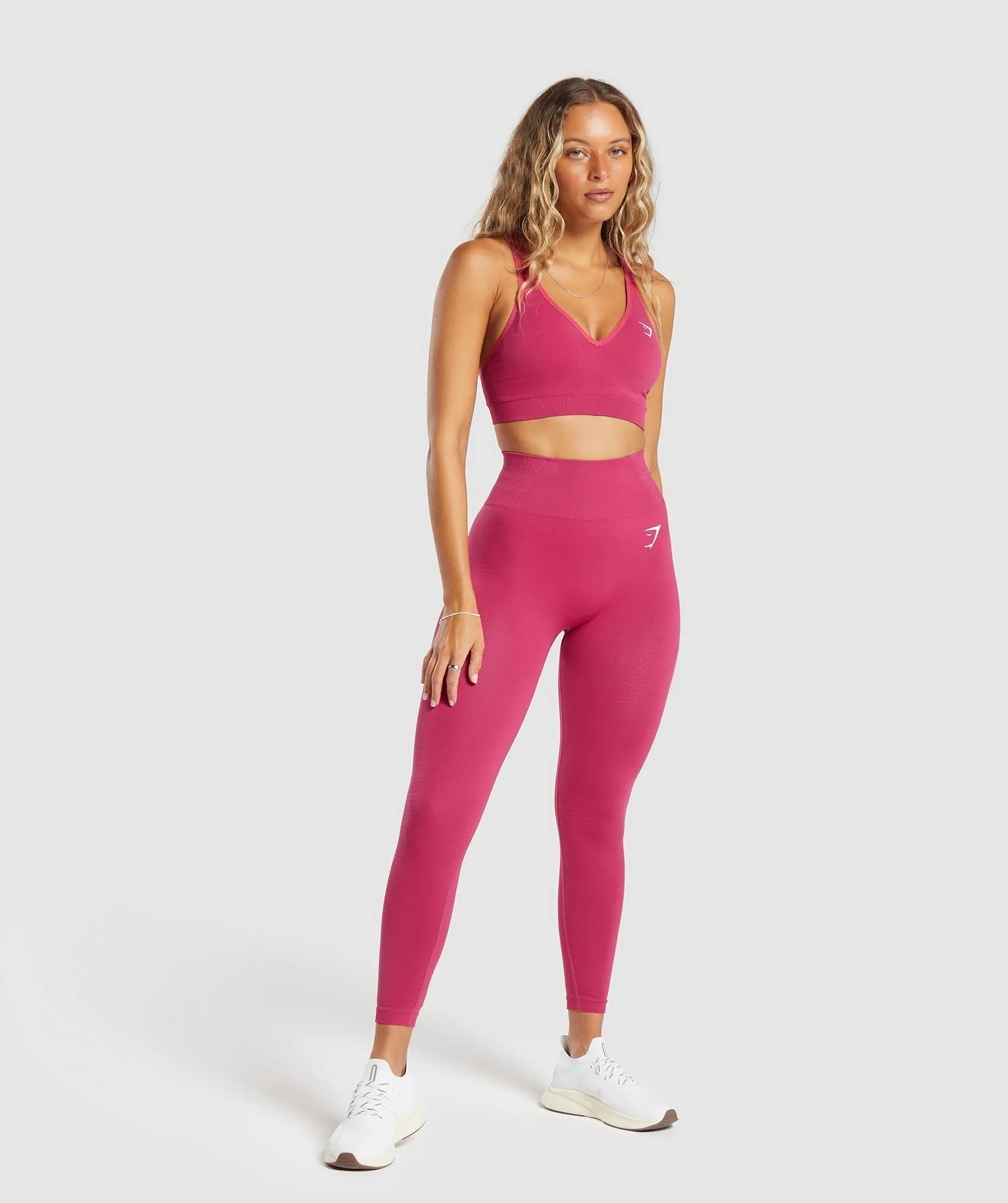 Gymshark Vital Seamless 2.0 Leggings - Vintage Pink/ Marl