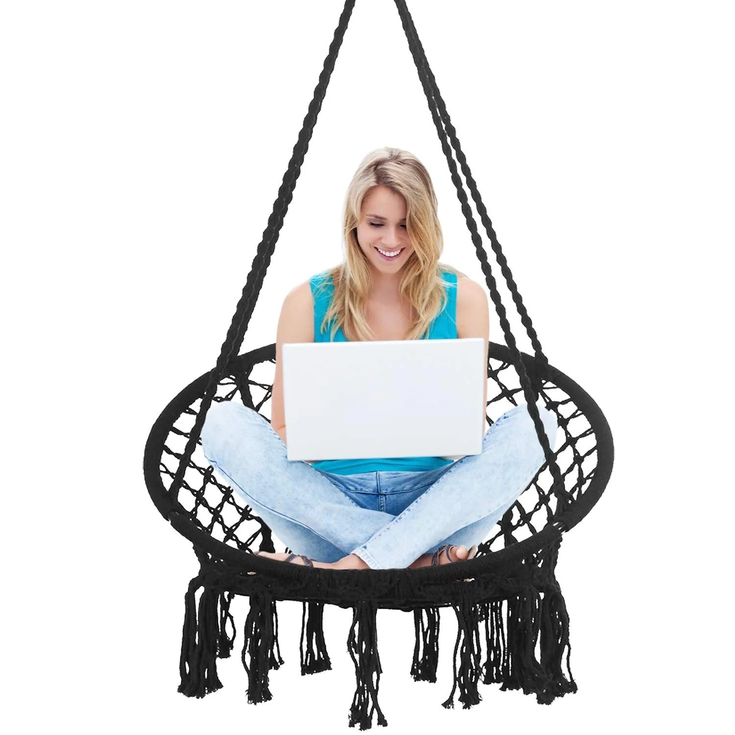 Hammock Chair Macrame Swing - Bathonly