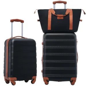 Hardshell Luggage Sets 2Pcs   bag Spinner Suitcase with TSA Lock Lightweight 20"   24"