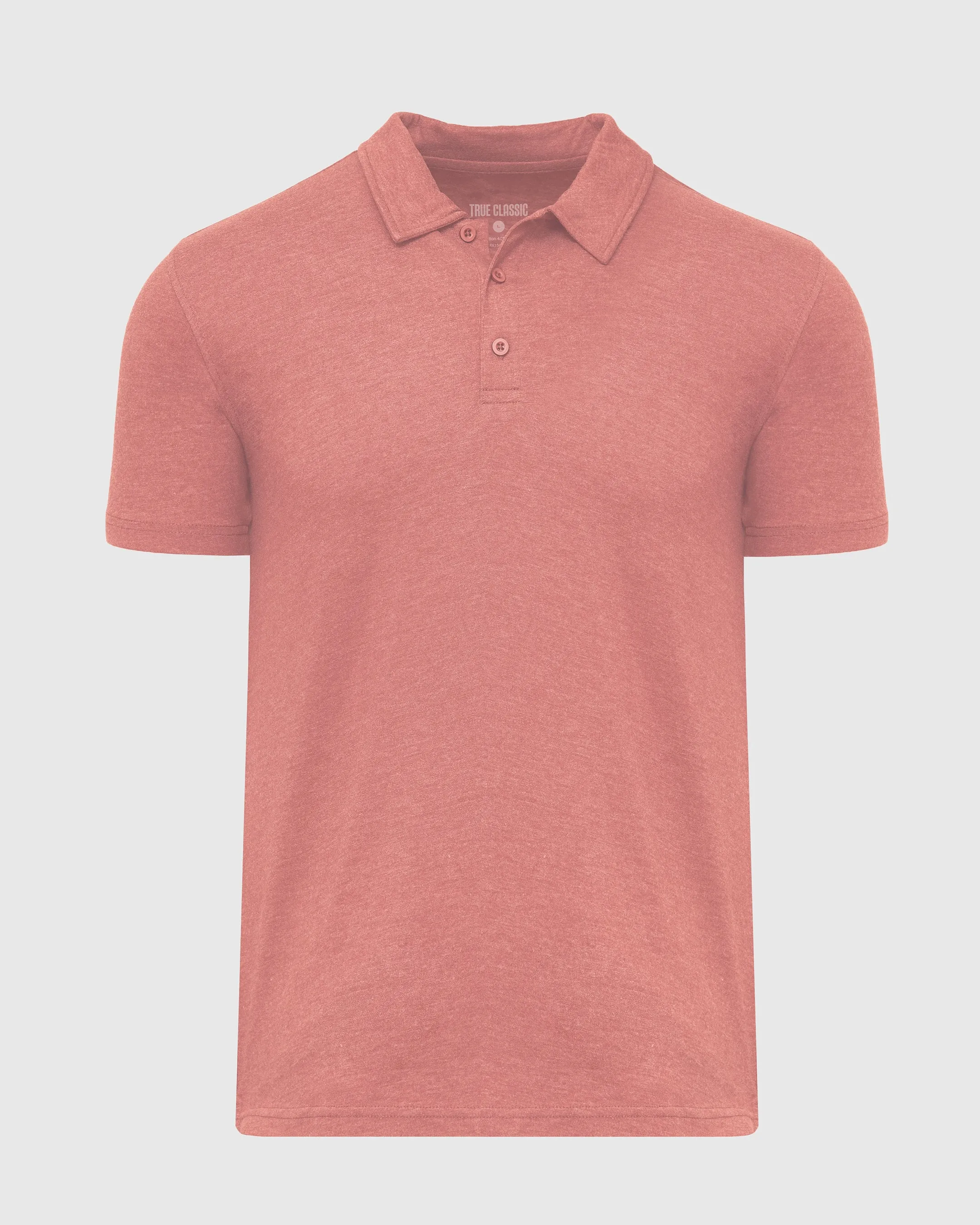 Heather Cayenne Short Sleeve Polo