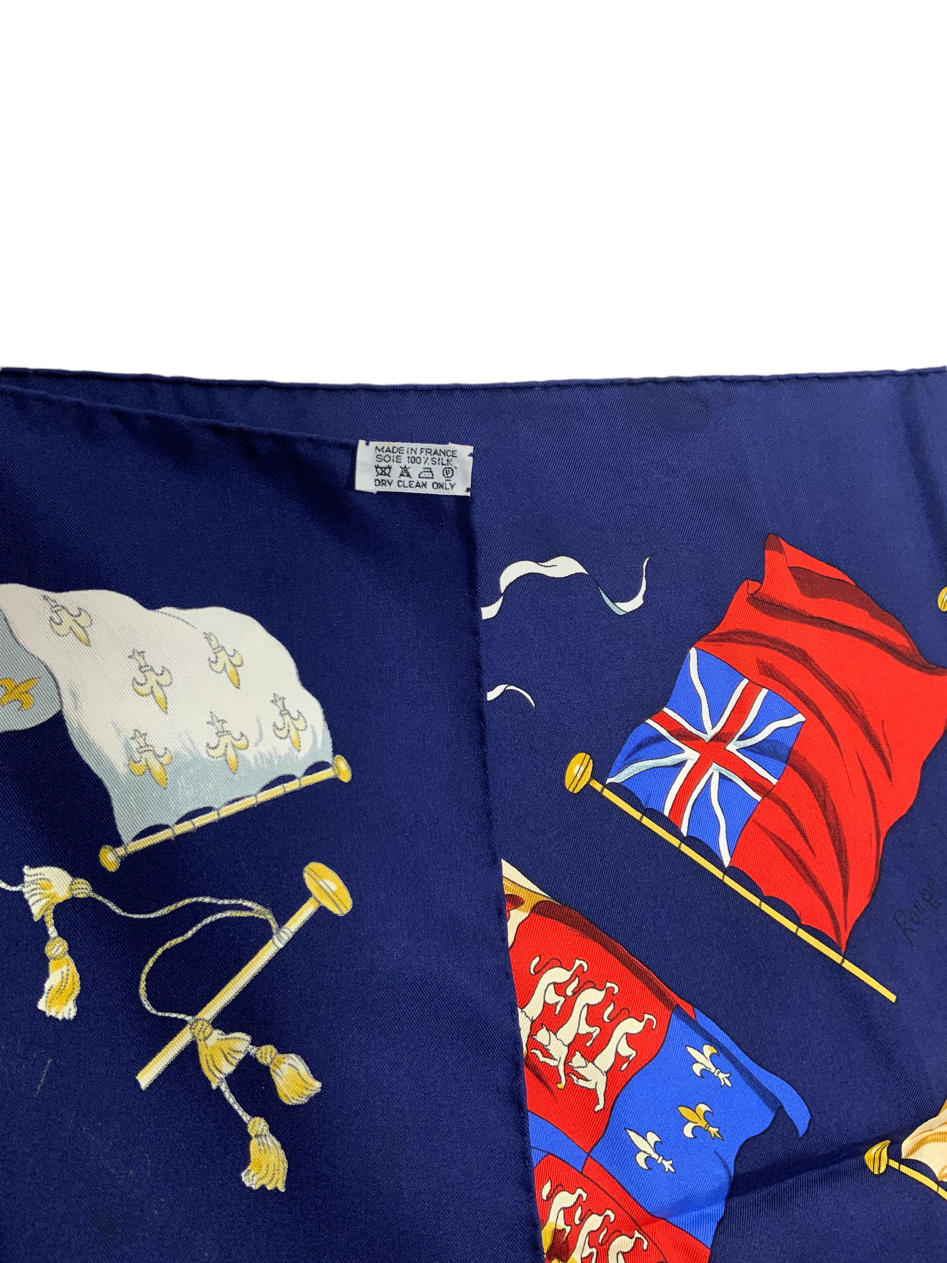 Hermes Pavois Silk Scarf 90