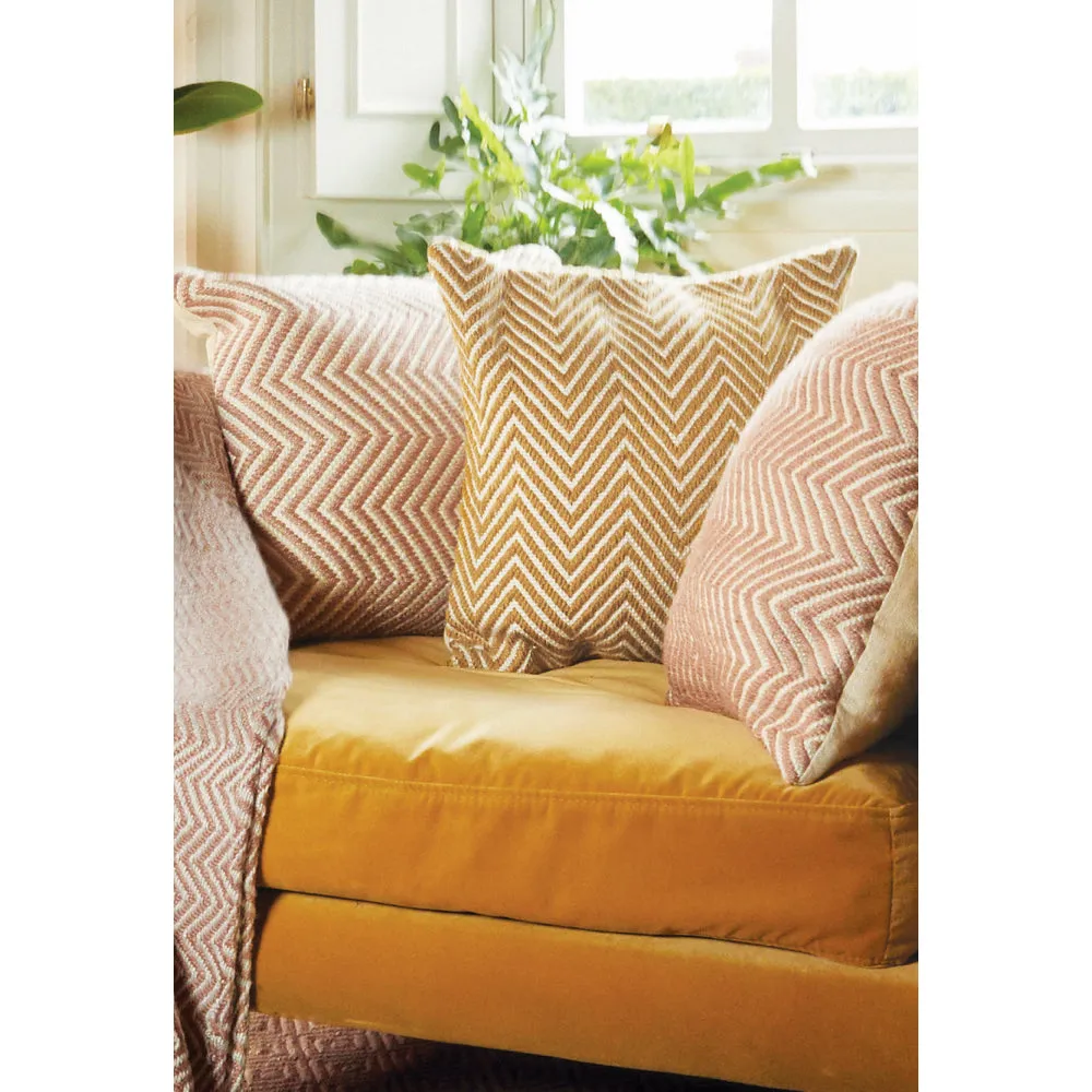 Herringbone Cushion Gold