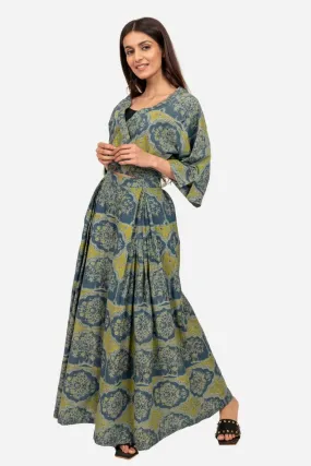 INDIGO AJRAKH PRINT COORD SET