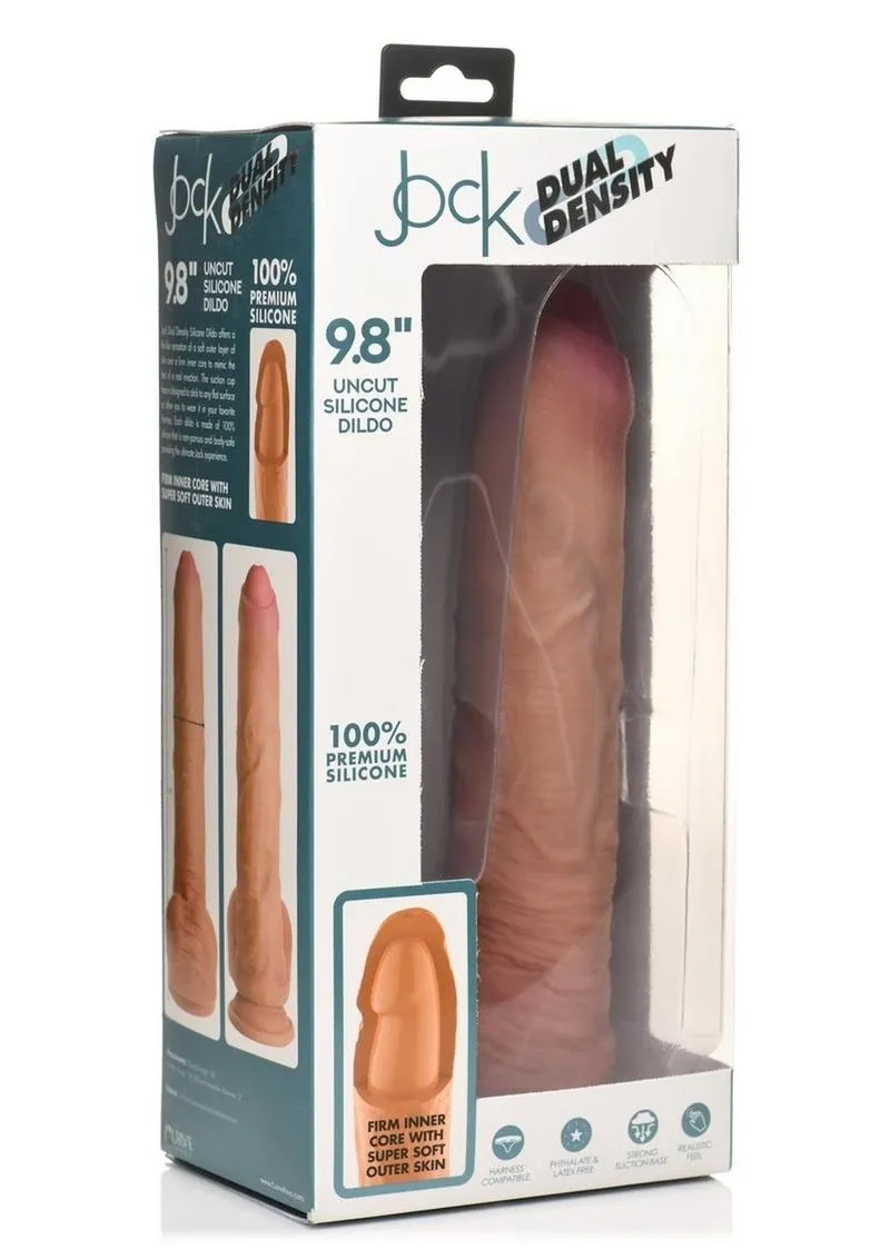 Jock Dual Density Uncut Dildo with Balls