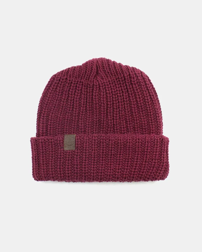 Kiriko Original Knit Cap, Burgundy, 9 ˝