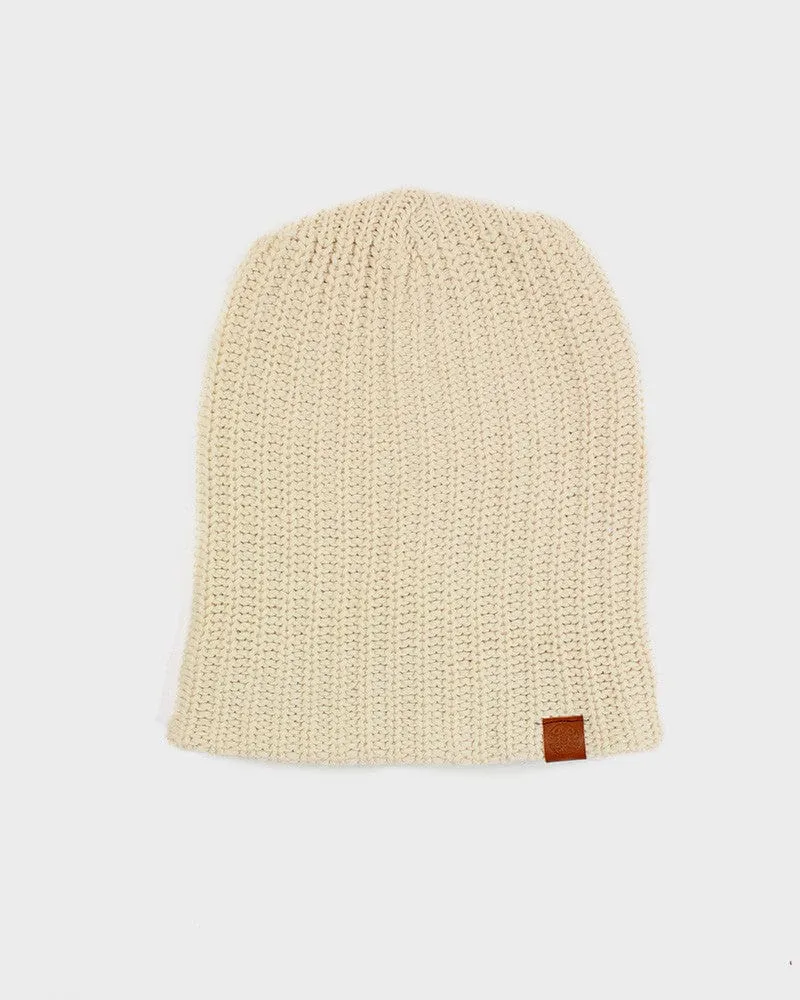 Kiriko Original Knit Cap, Cream, 9 ˝