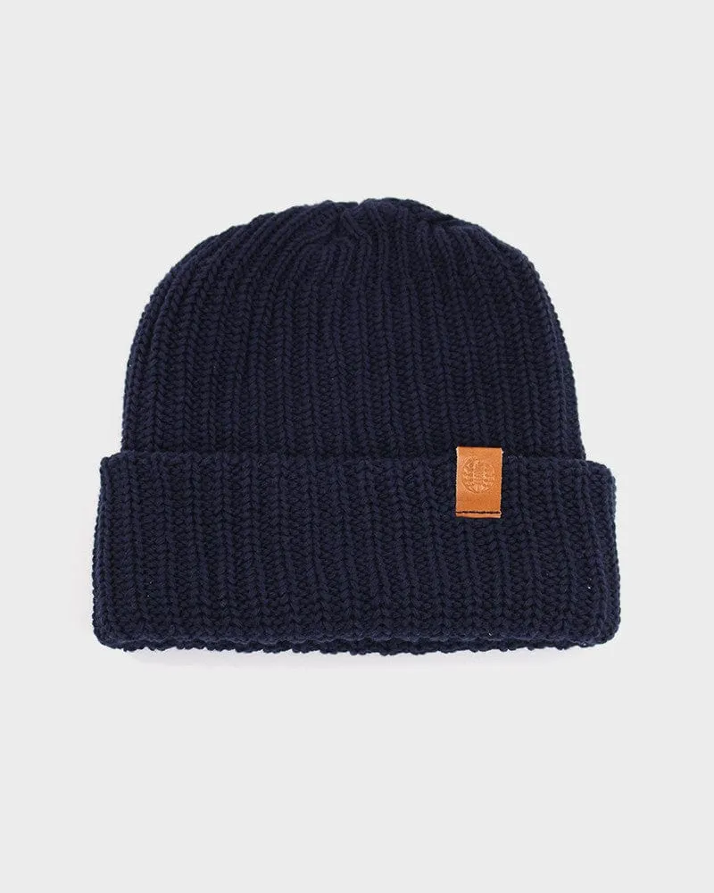 Kiriko Original Knit Cap, Dark Navy, 9 ˝