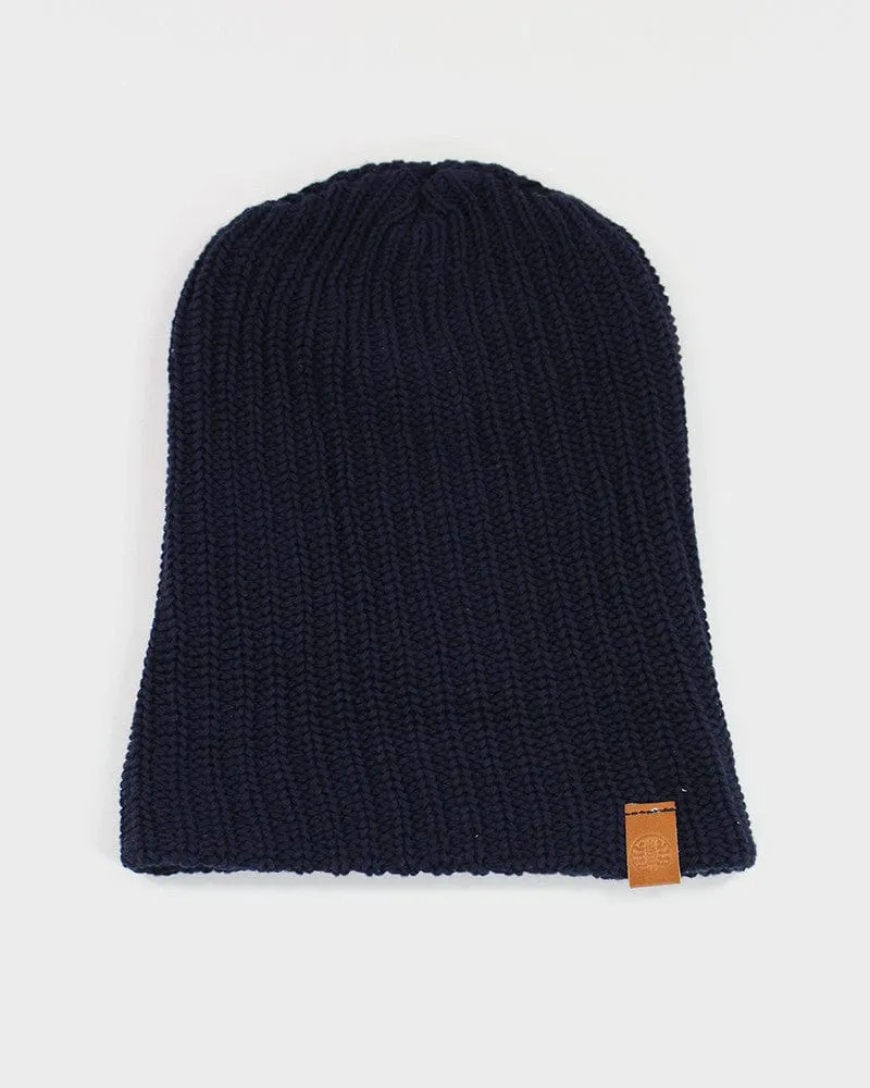 Kiriko Original Knit Cap, Dark Navy, 9 ˝