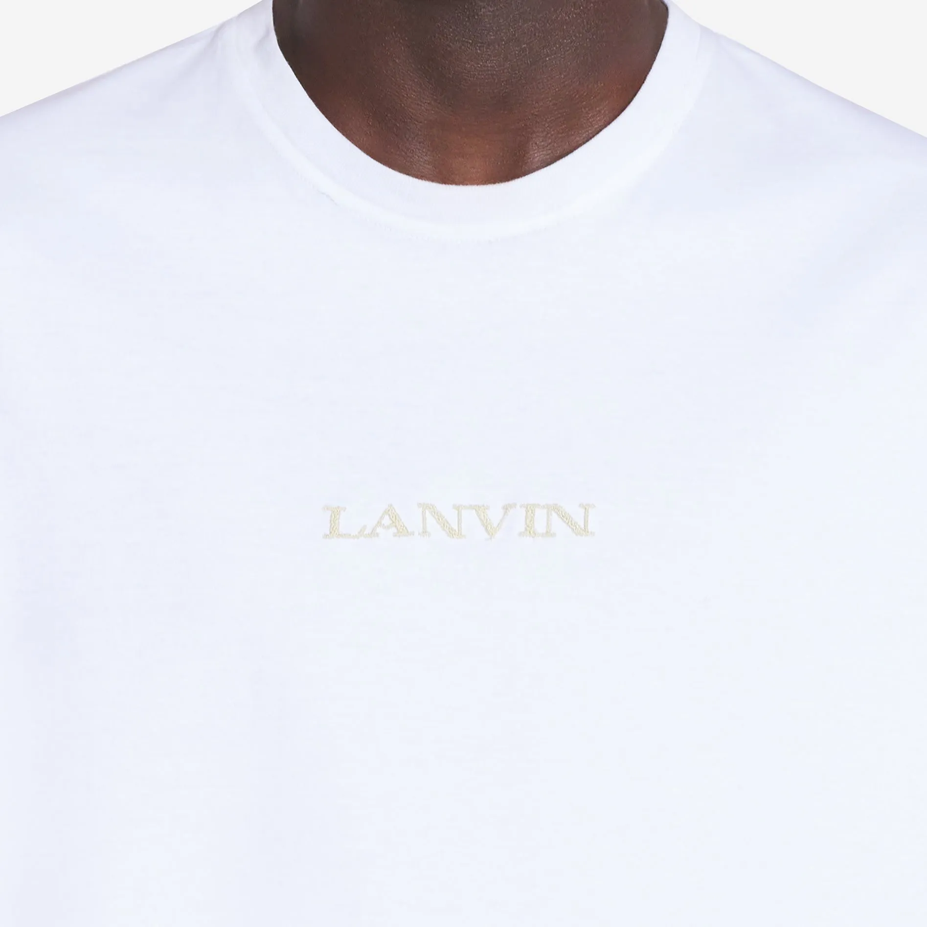 Lanvin Emboidered Classic T-Shirt