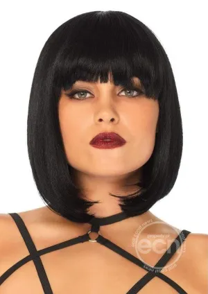 Leg Avenue 14" Short Natural Bob Wig Black One Size