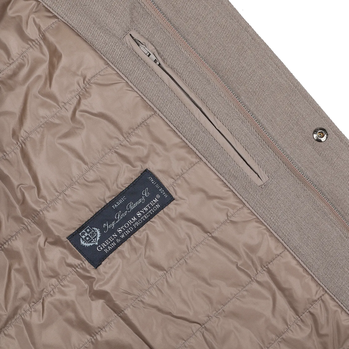 Light Brown Loro Piana Wool Twill Jacket