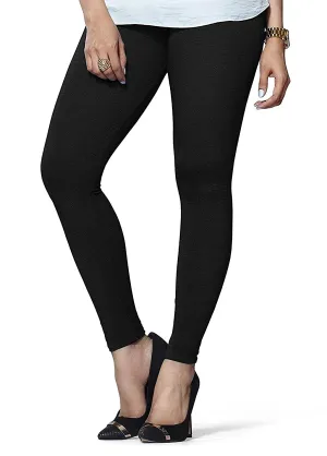 Lux Lyra Ankle Length Black Leggings free Size for Woman