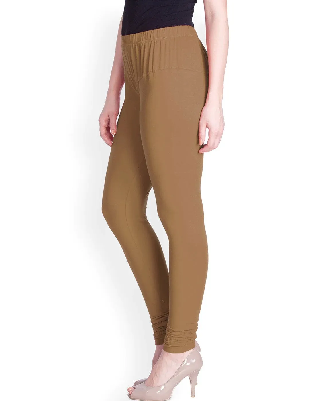 Lux Lyra Beige Churidar Leggings free Size for Ladies