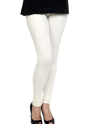 Lux Lyra Off-White Churidar Leggings free Size for Woman