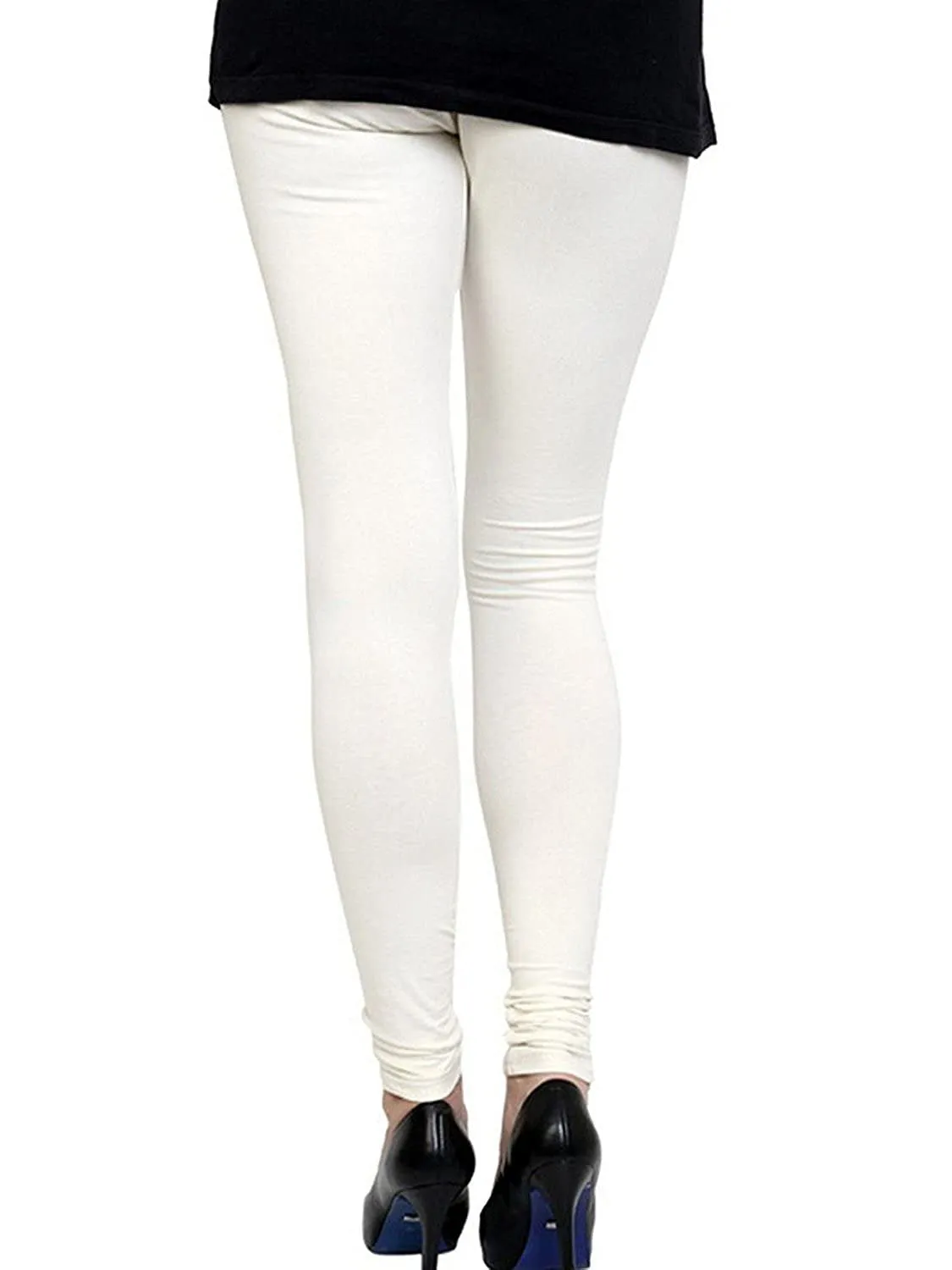 Lux Lyra Off-White Churidar Leggings free Size for Woman