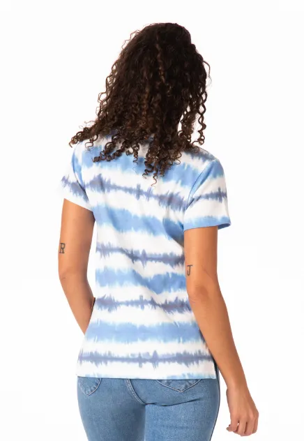 Marlo Tie Dye Light Indigo/Ink Tee