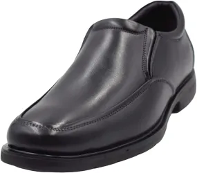 Men's Casual Slip-on Loafer Smooth Leather | Black | Ethan