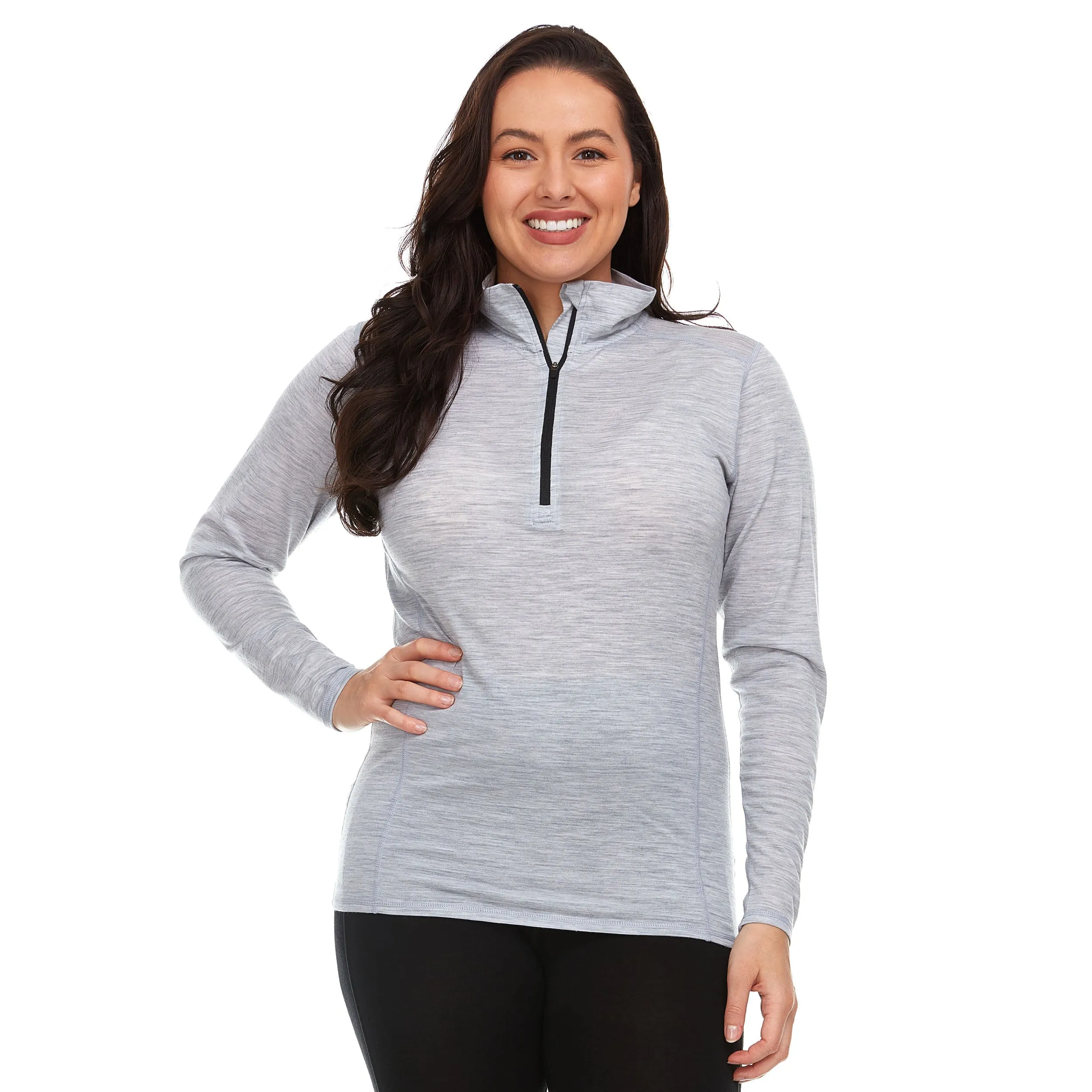 Micro Weight - Women's Wool 1/4 Zip Woolverino