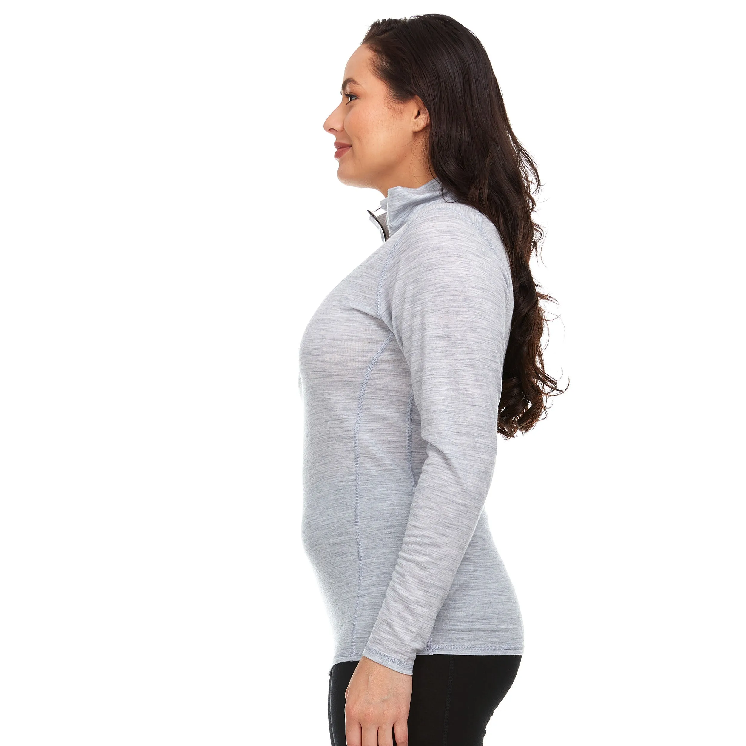 Micro Weight - Women's Wool 1/4 Zip Woolverino