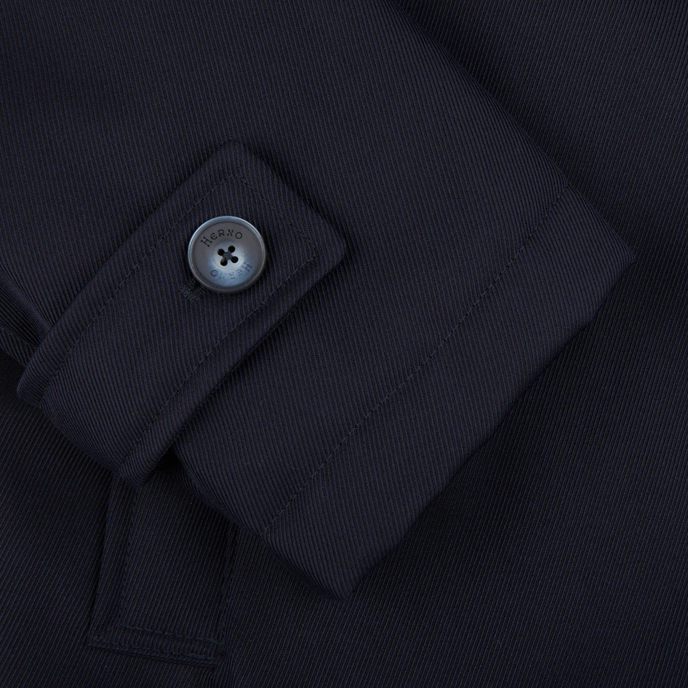 Midnight Blue Loro Piana Wool Twill Jacket