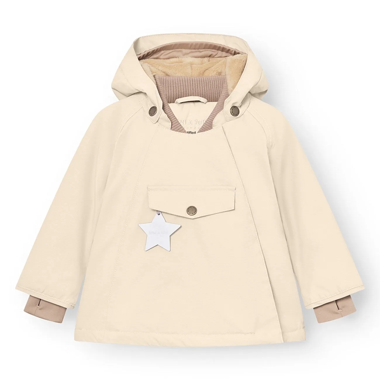 Mini A ture Angora cream Wang Fleece Winter Jacket