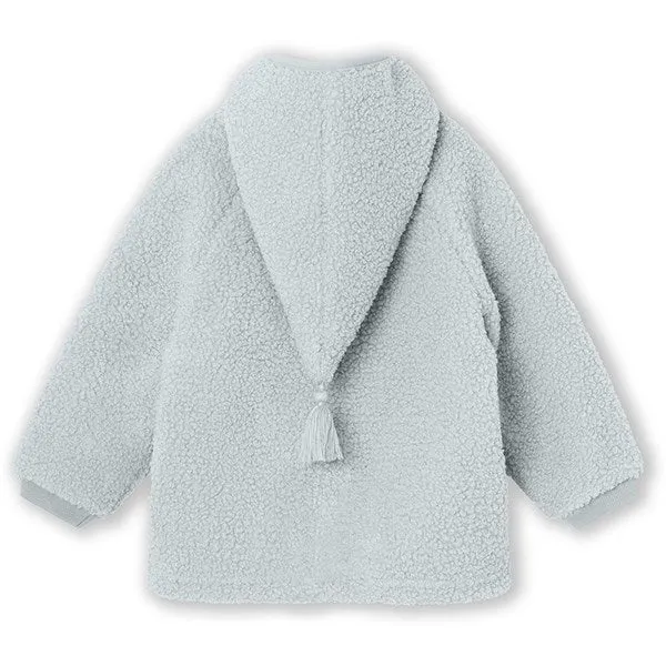 MINI A TURE LIFF Teddy Fleece Jacket Pearl Blue