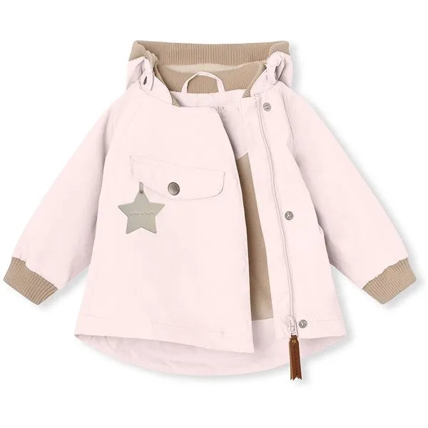 MINI A TURE WAI Spring Jacket w/Fleece Lining Mauve Chalk