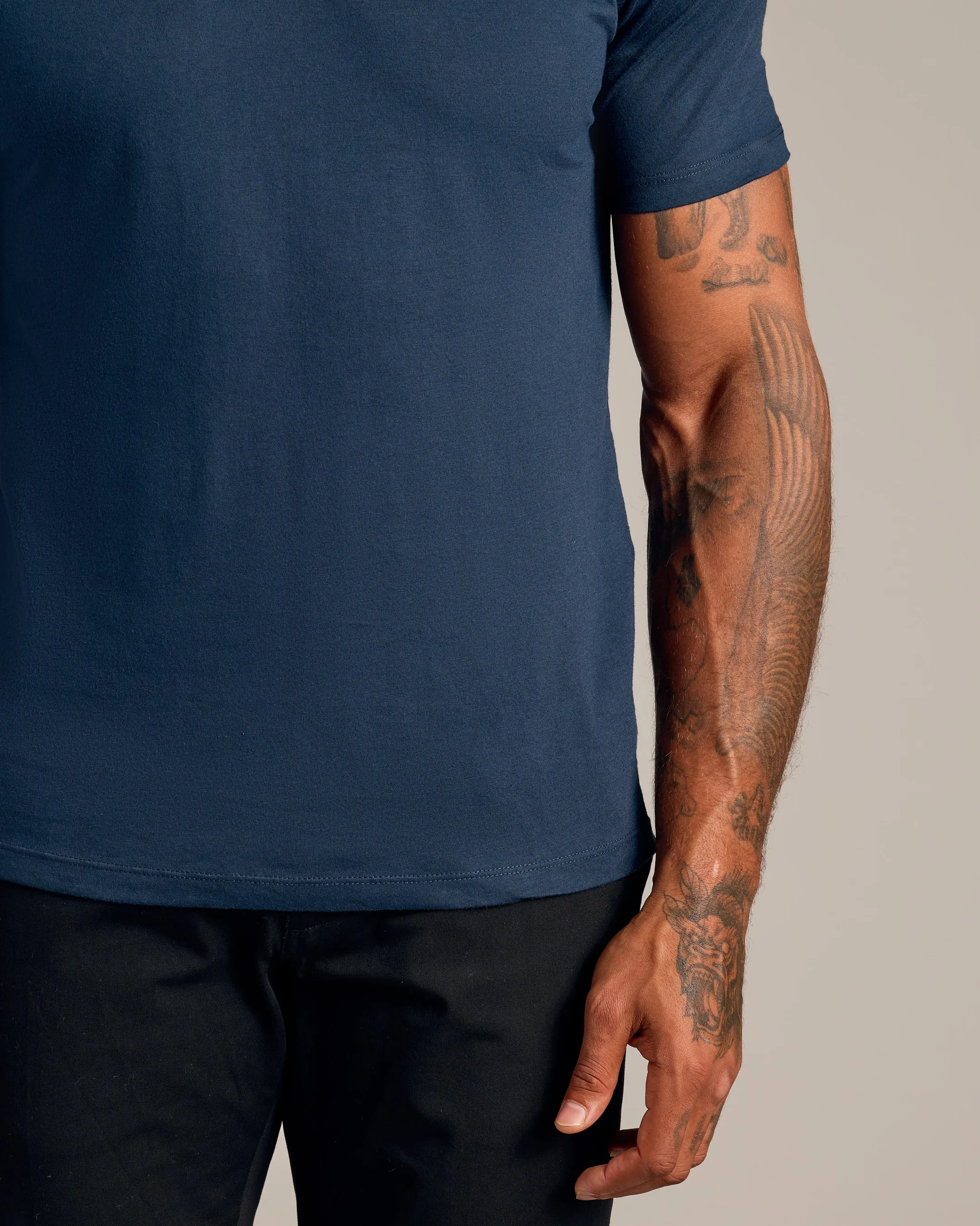 Navy Short Sleeve Polo