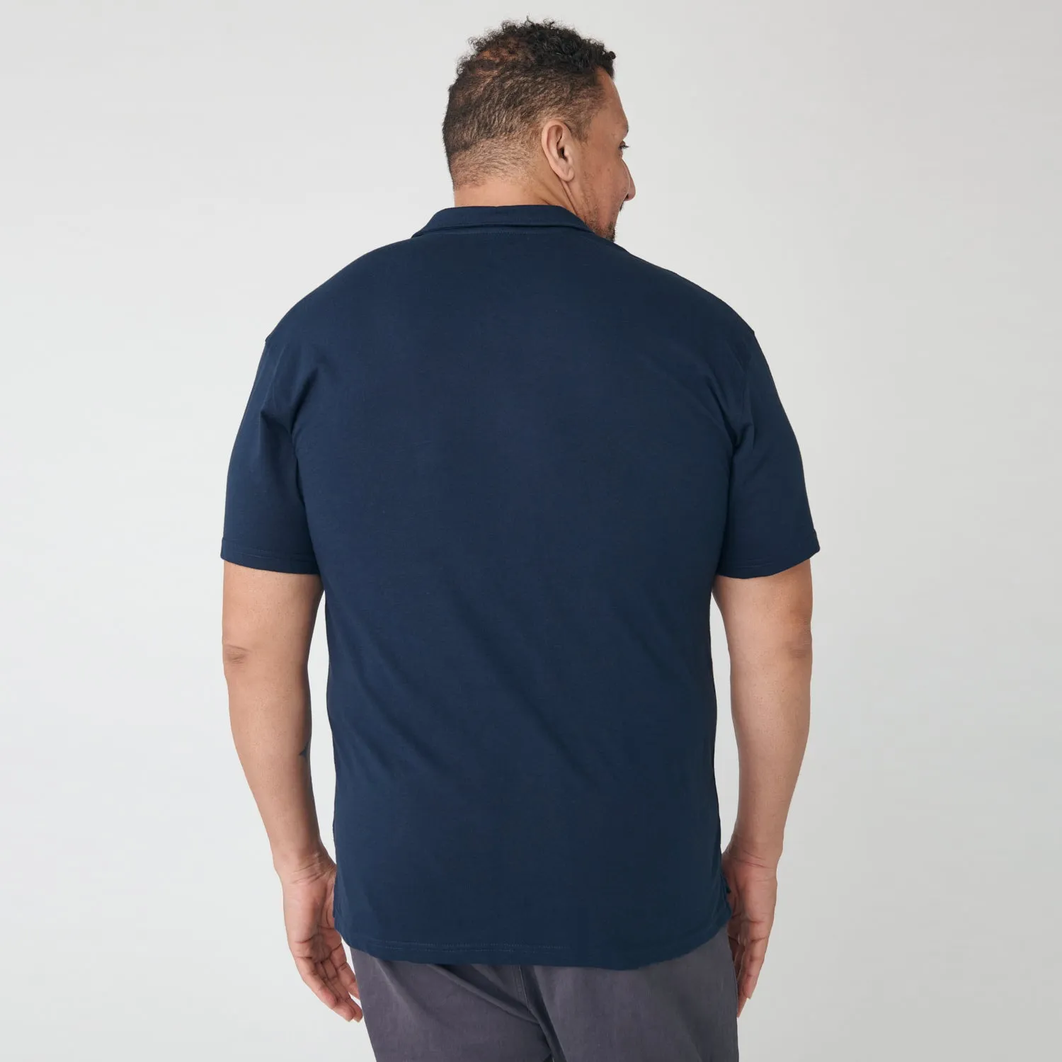 Navy Short Sleeve Polo