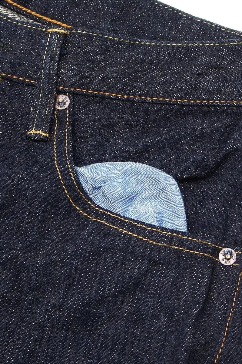 NHT "Natural Indigo" High Tapered 16.5oz Selvedge Jeans