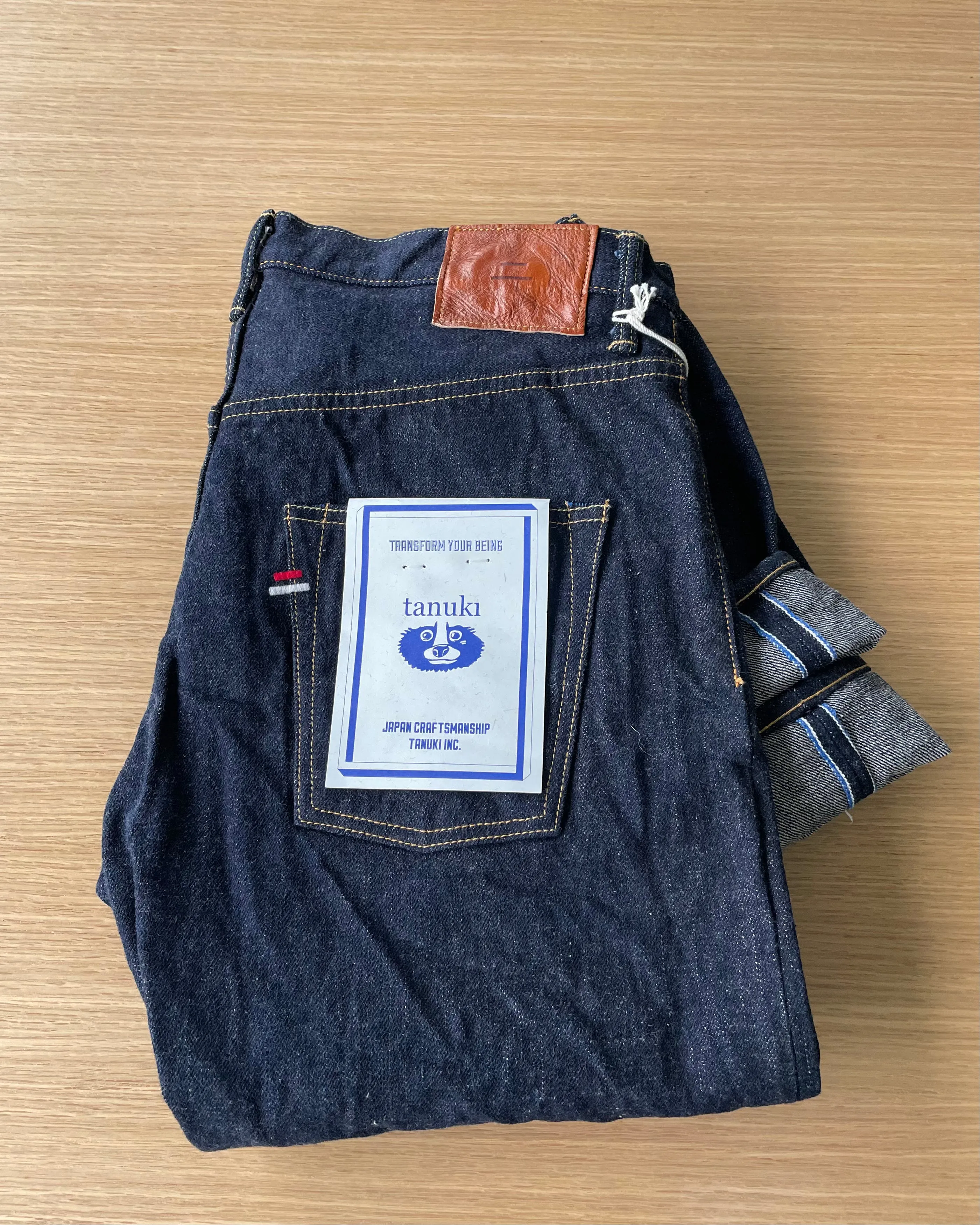 NHT "Natural Indigo" High Tapered 16.5oz Selvedge Jeans