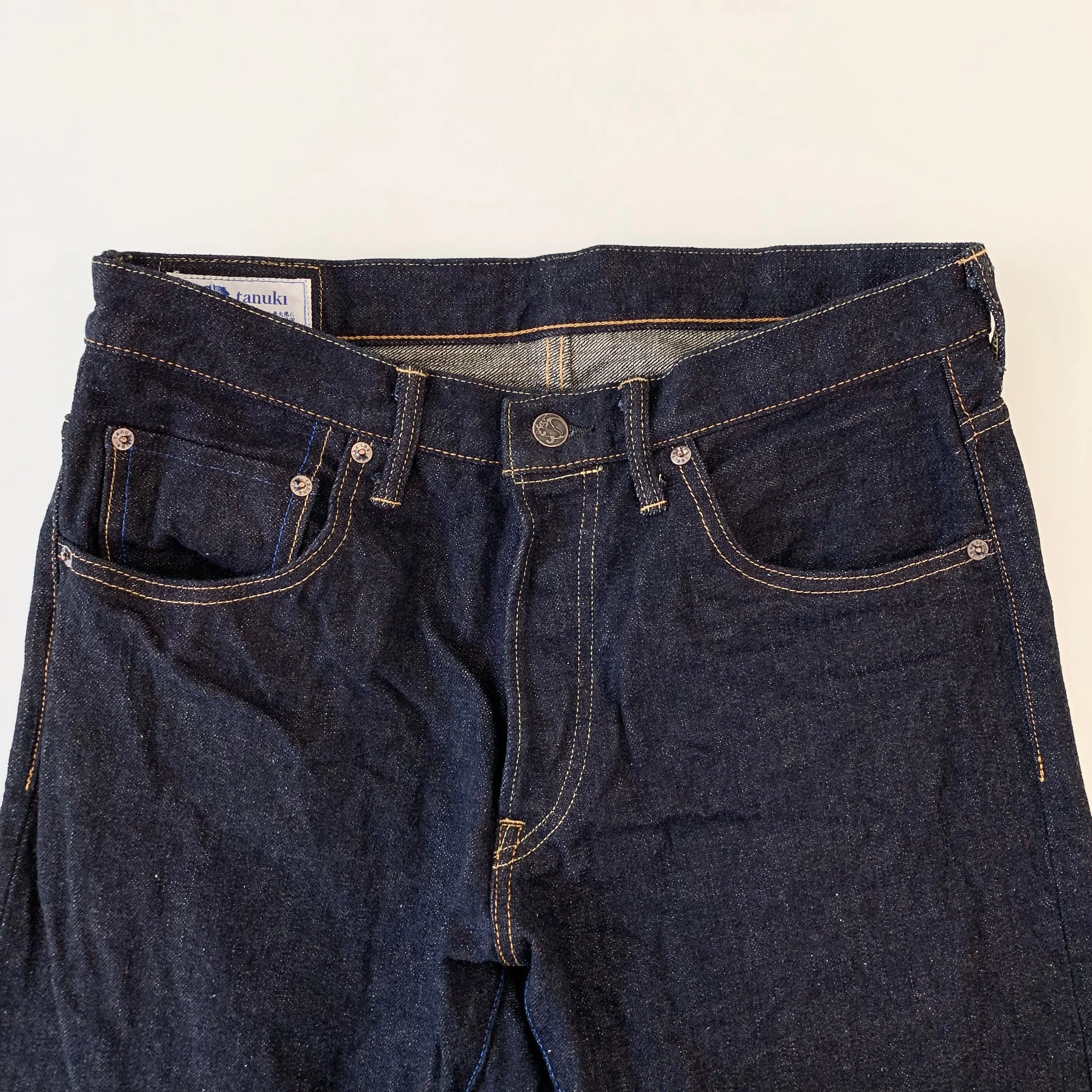 NHT "Natural Indigo" High Tapered 16.5oz Selvedge Jeans