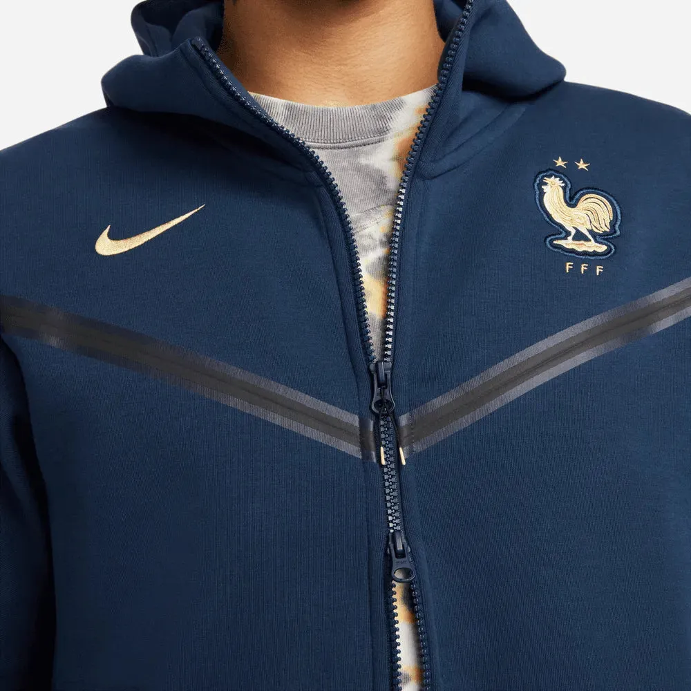 Nike 2022-23 France Full-Zip Tech Fleece Hoodie