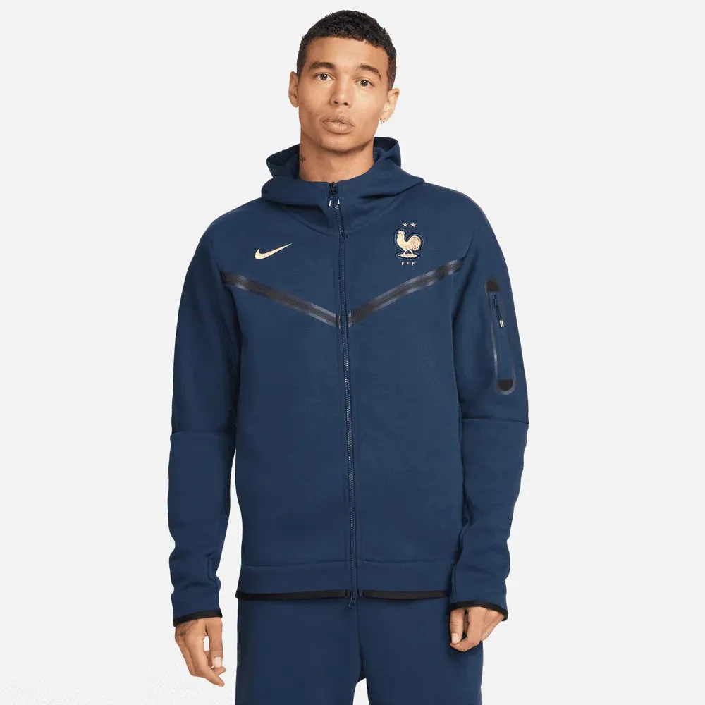 Nike 2022-23 France Full-Zip Tech Fleece Hoodie