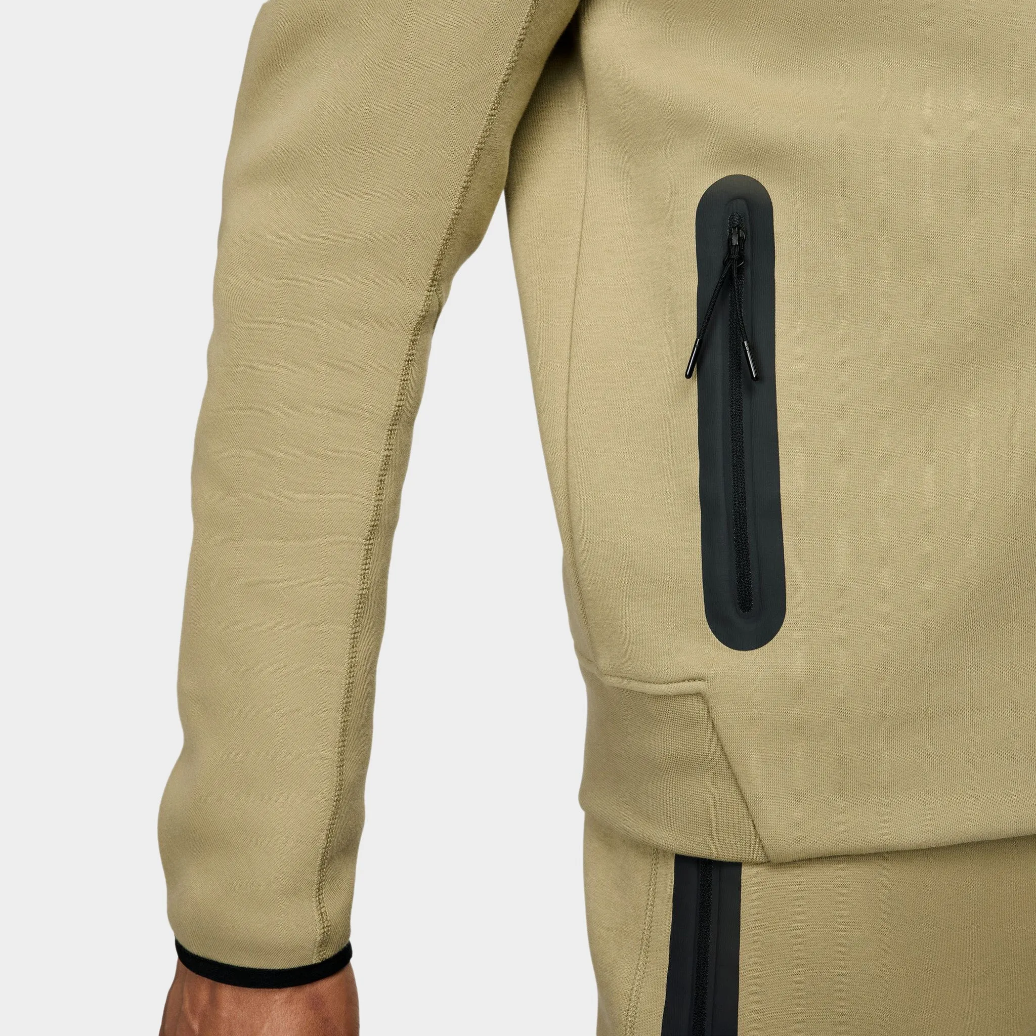 Nike Sportswear Tech Fleece Full-Zip Windrunner Hoodie / Neutral Olive