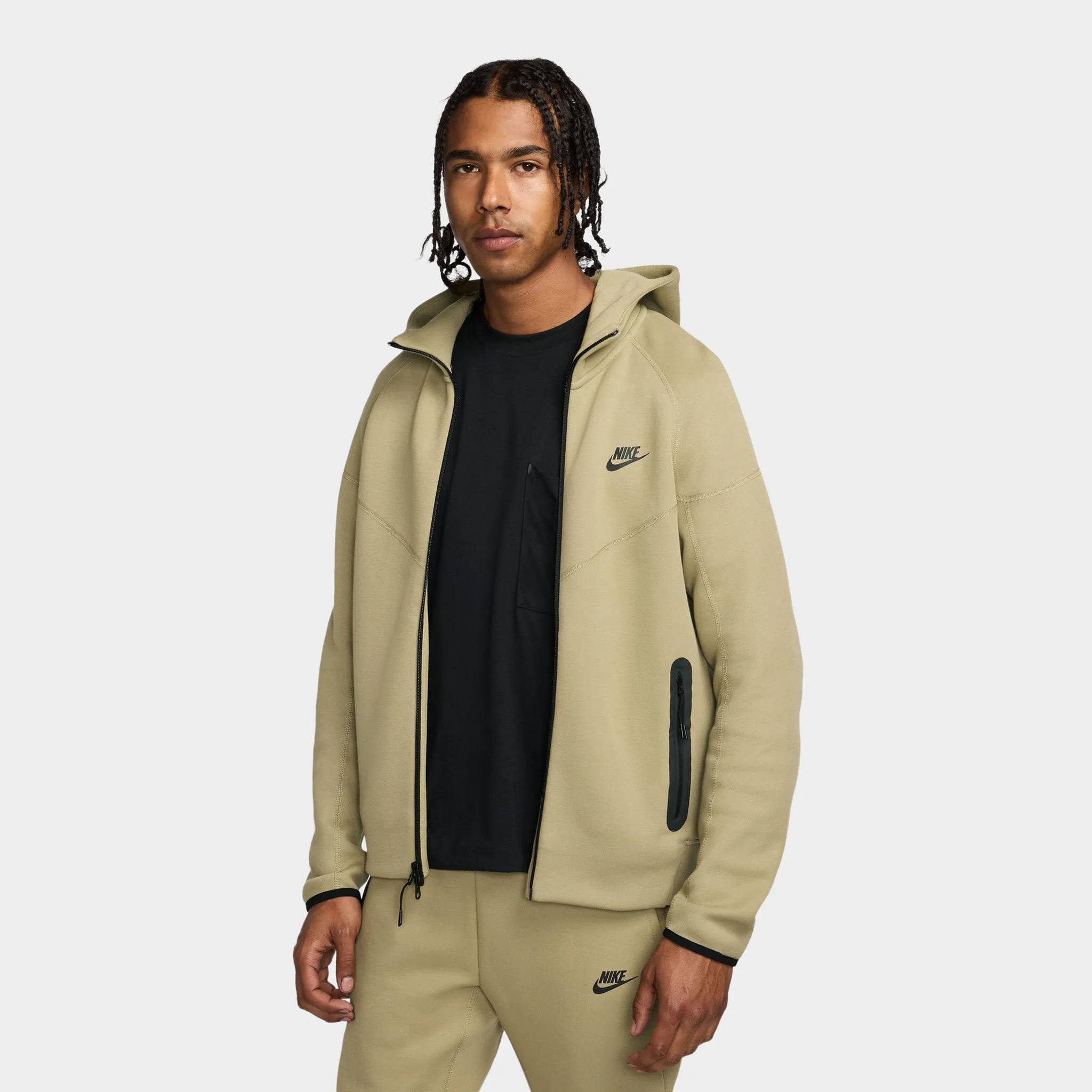 Nike Sportswear Tech Fleece Full-Zip Windrunner Hoodie / Neutral Olive