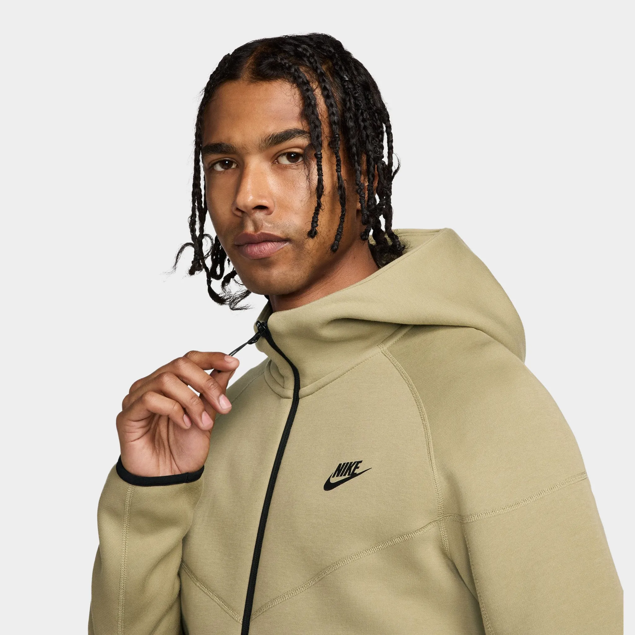 Nike Sportswear Tech Fleece Full-Zip Windrunner Hoodie / Neutral Olive