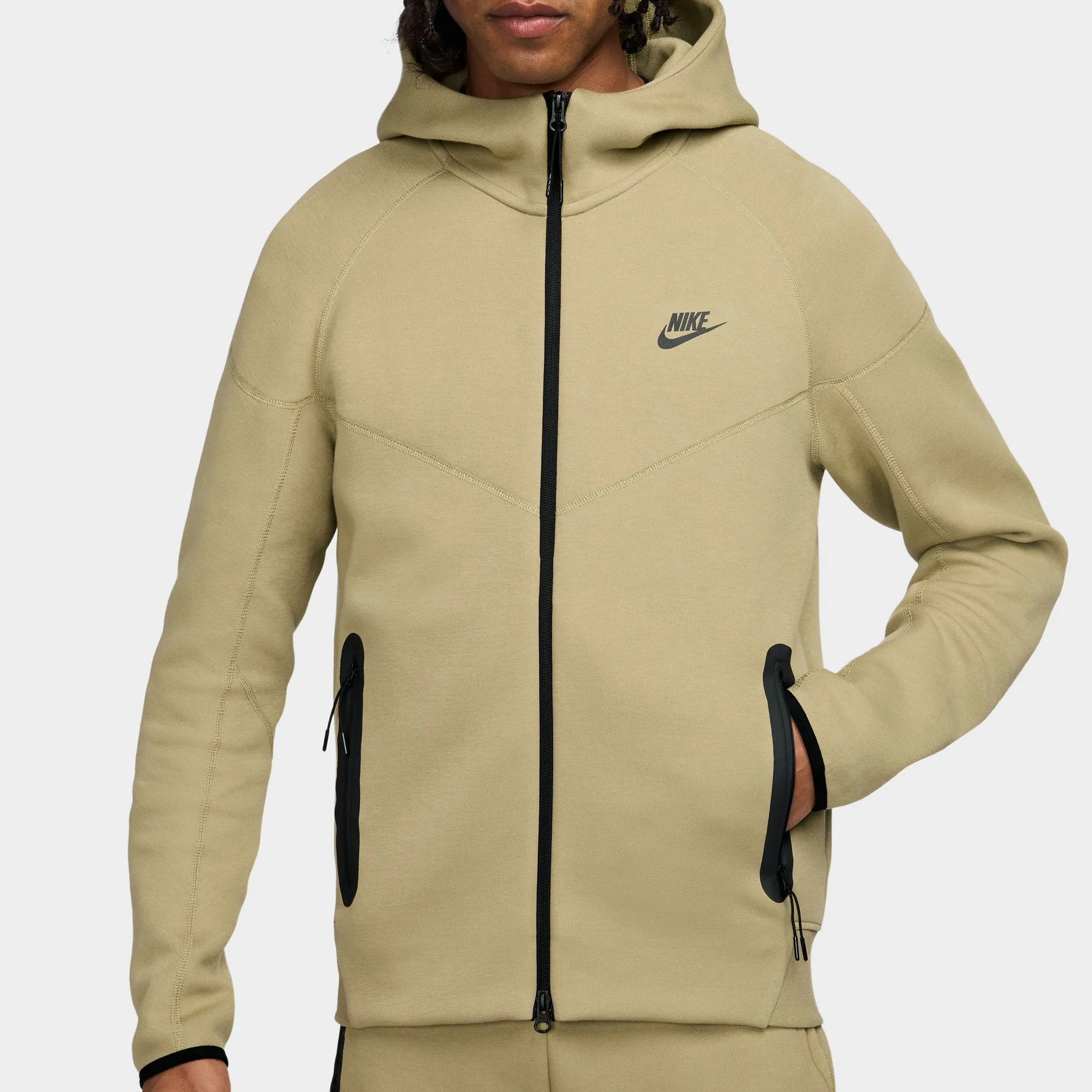 Nike Sportswear Tech Fleece Full-Zip Windrunner Hoodie / Neutral Olive