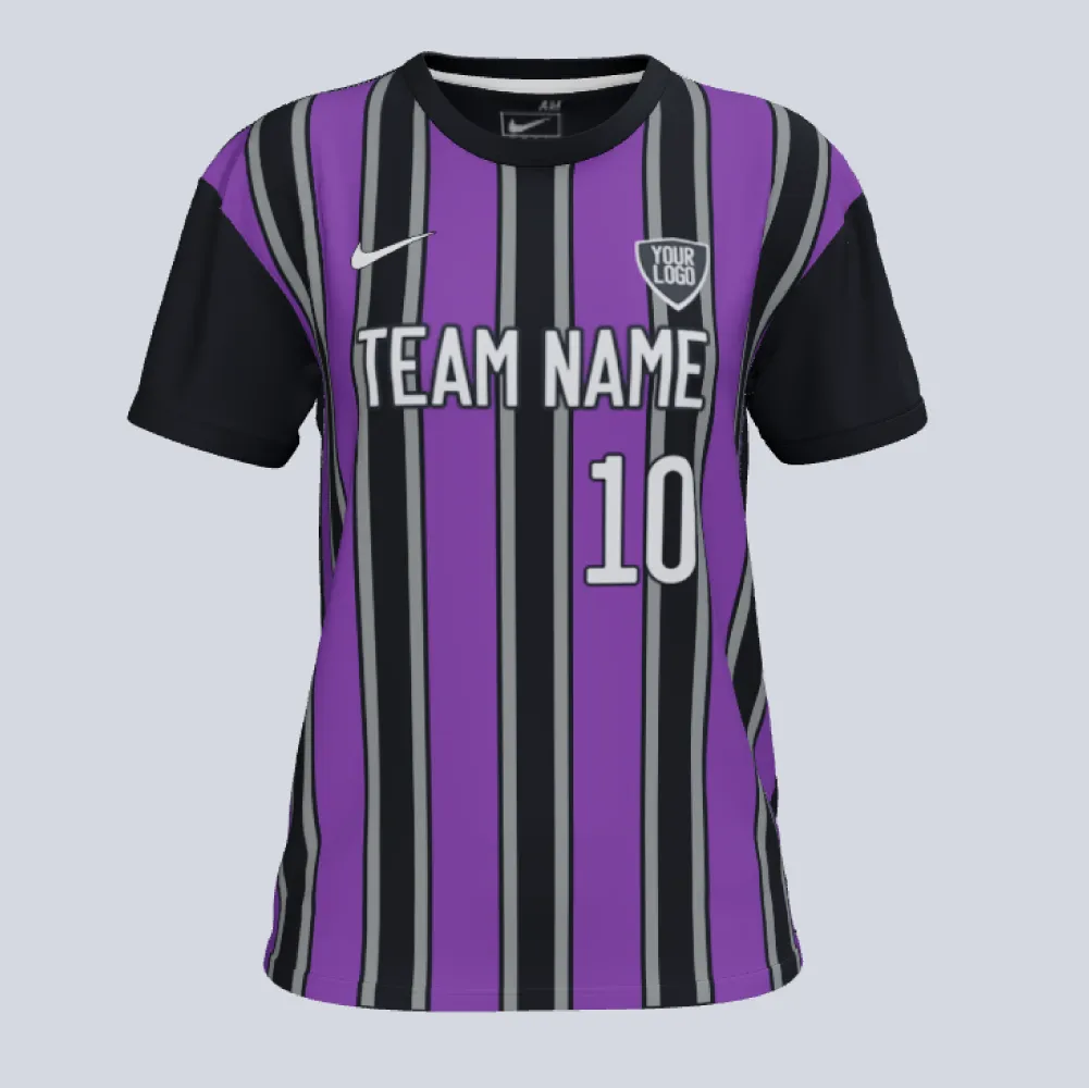 Nike Women's Classic Stripes Dry US SS Digital 24 Jersey