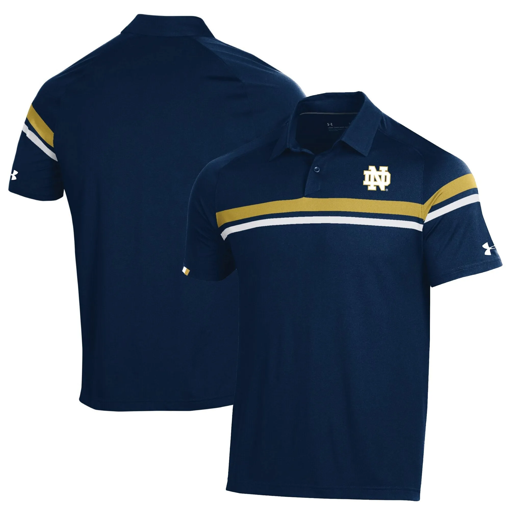 Notre Dame Fighting Irish Under Armour 2019 Sideline Tour Drive Coaches Polo