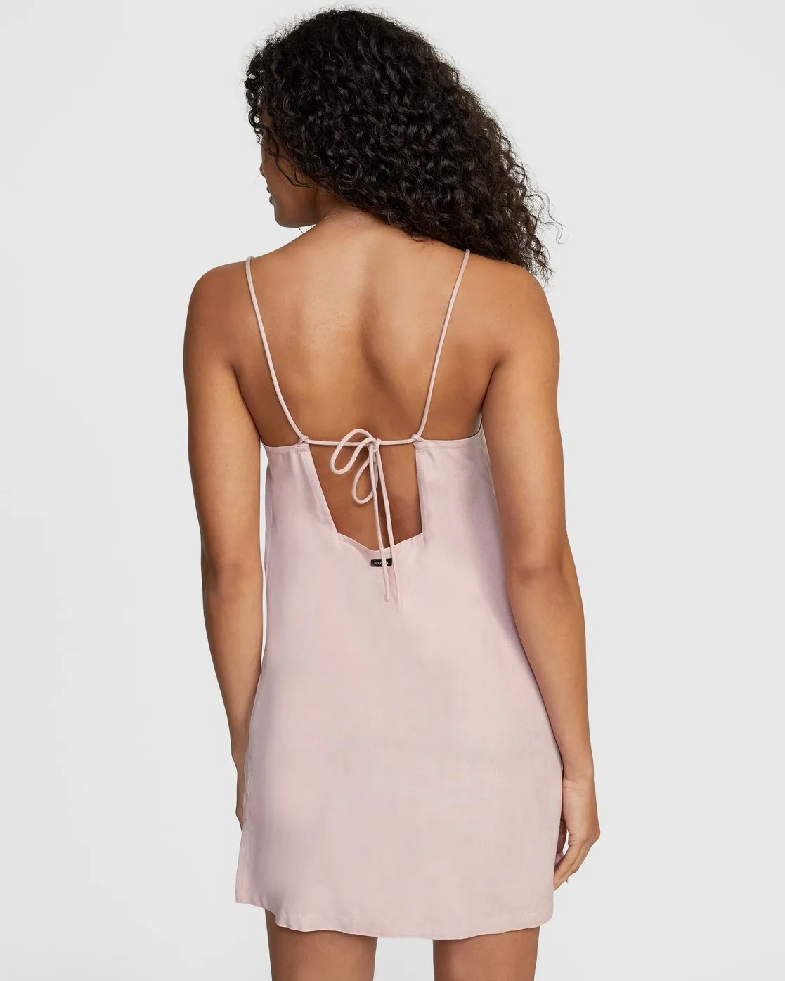 Odyssey Striped Tank Dress - Pale Mauve