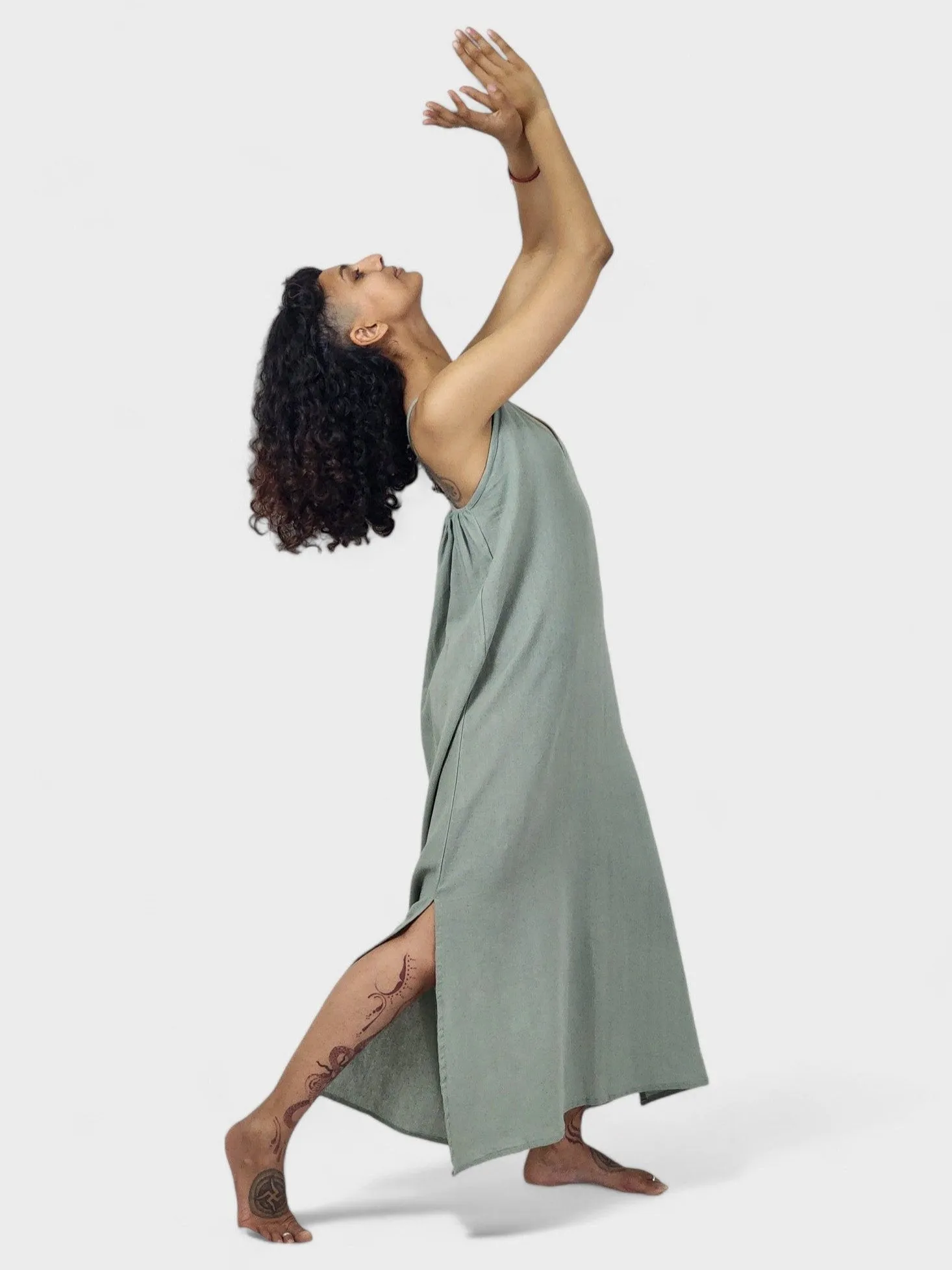 Organic Cotton Sage Dress